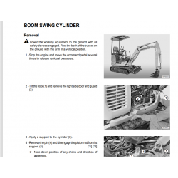 Komatsu PC14R-3, PC16R-3, PC14R-3HS, PC16R-3HS - instrukcje napraw, schematy instalacji